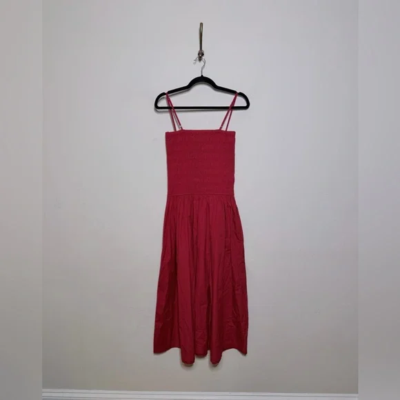 Madewell poplin Smocked Bodice Dress - Picture 11 of 11